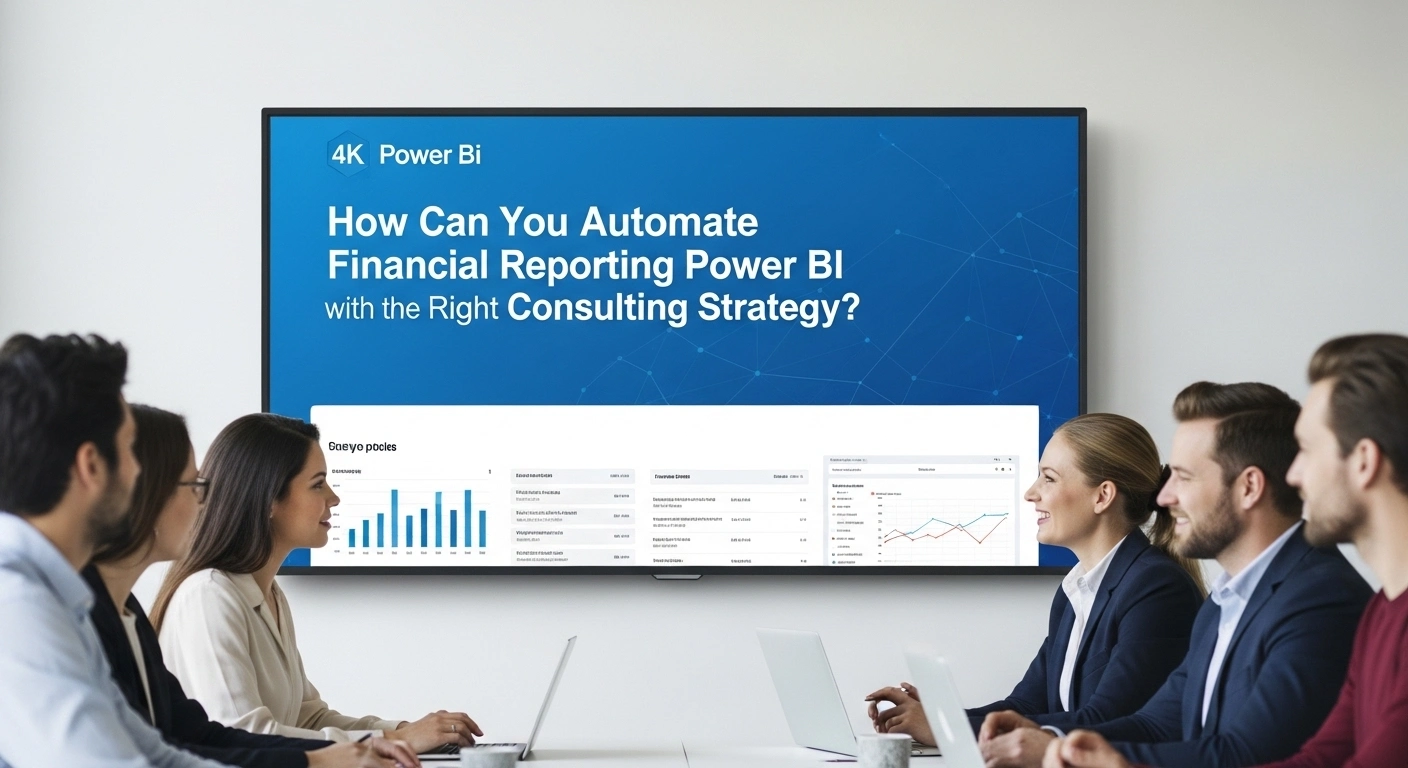 How Can You Automate Financial Reporting Power BI with the Right Consulting Strategy? 