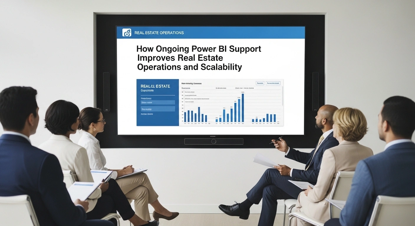 How Ongoing Power BI Support Improves Real Estate Operations and Scalability 