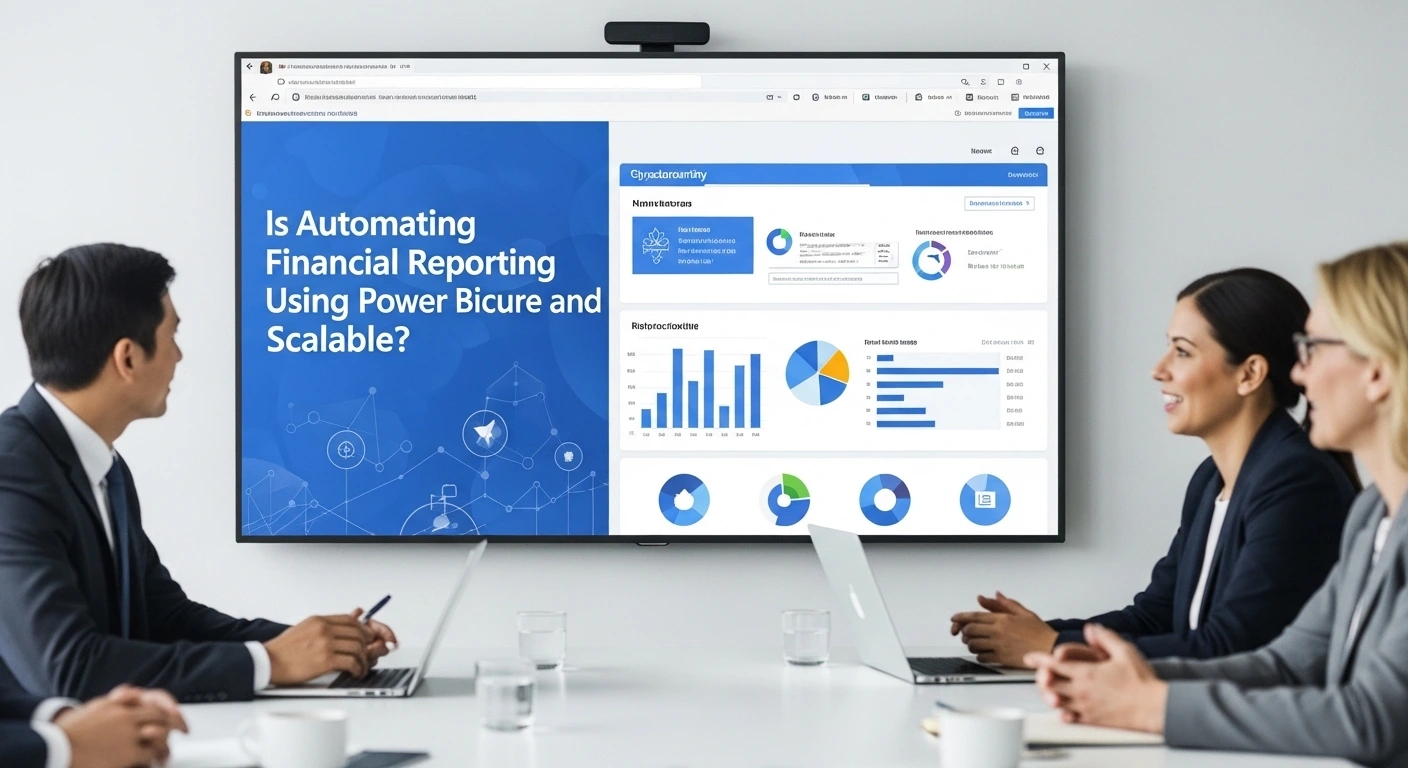 Is Automating Financial Reporting Using Power BI Secure and Scalable? 