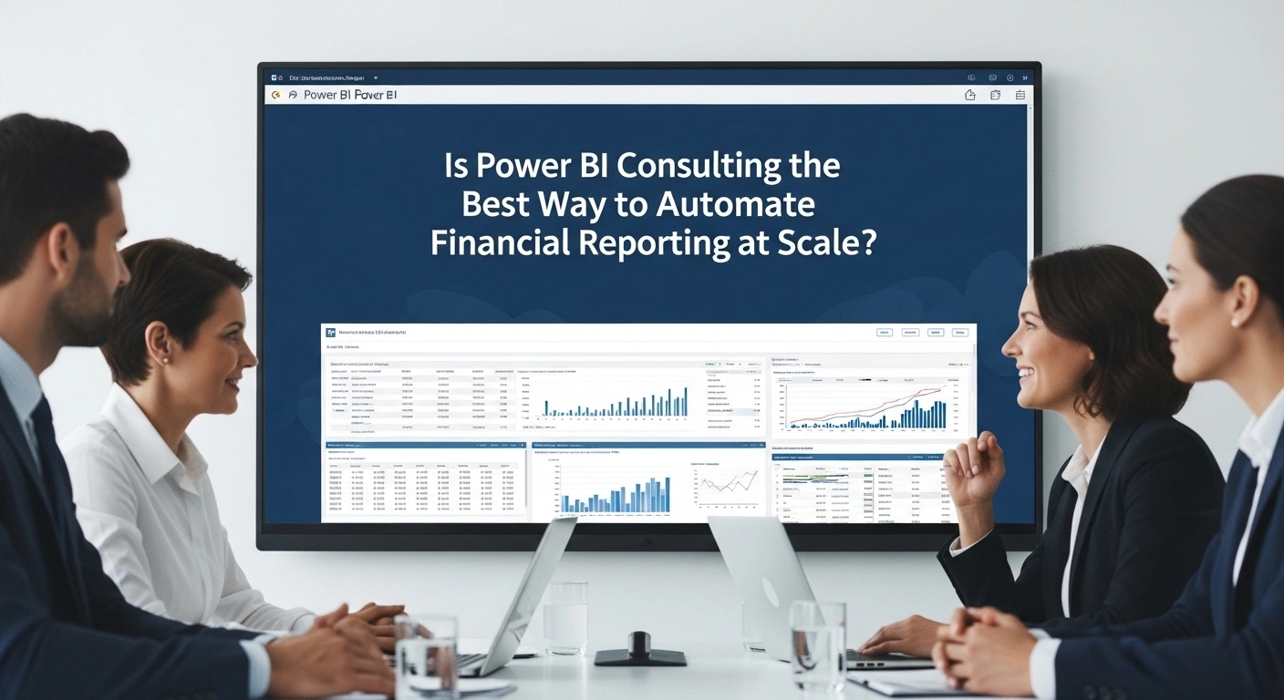 Is Power BI Consulting the Best Way to Automate Financial Reporting at Scale? 