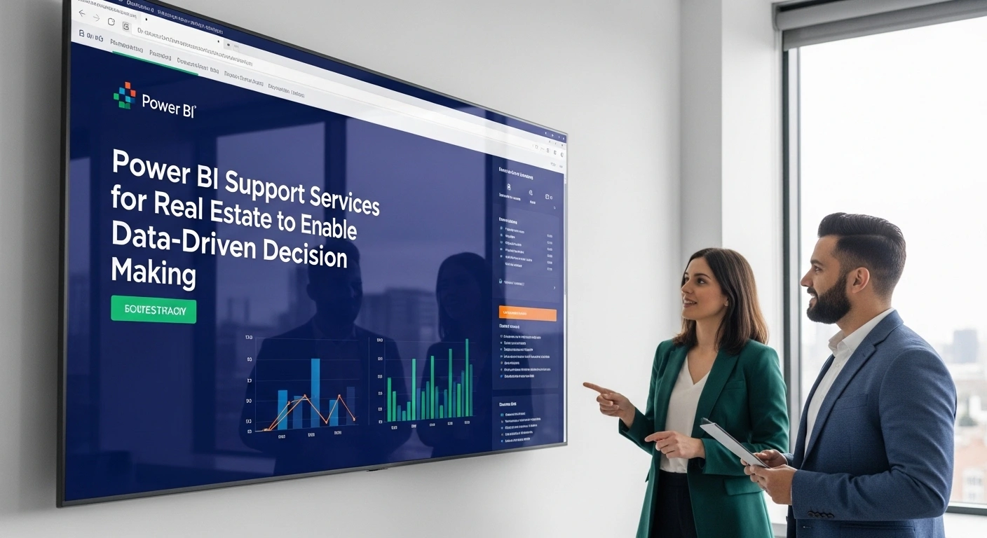 Power BI Support Services for Real Estate to Enable Data-Driven Decision Making 