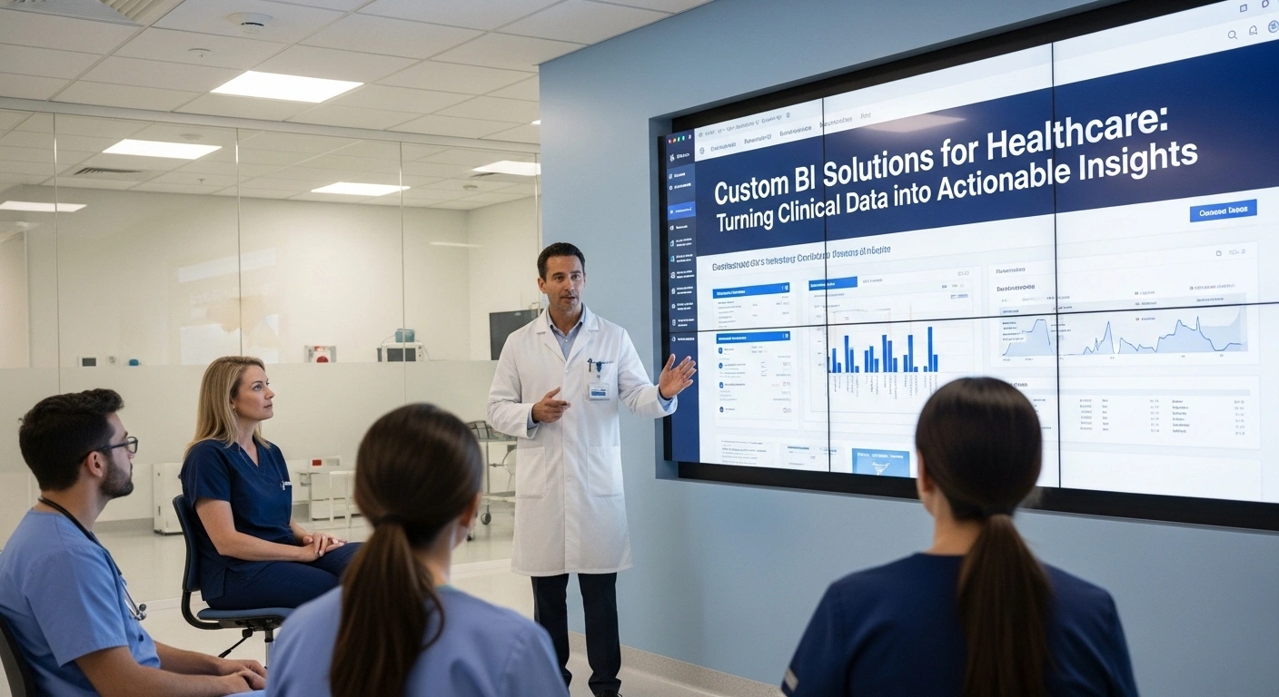 Custom BI Solutions for Healthcare: Turning Clinical Data into Actionable Insights 