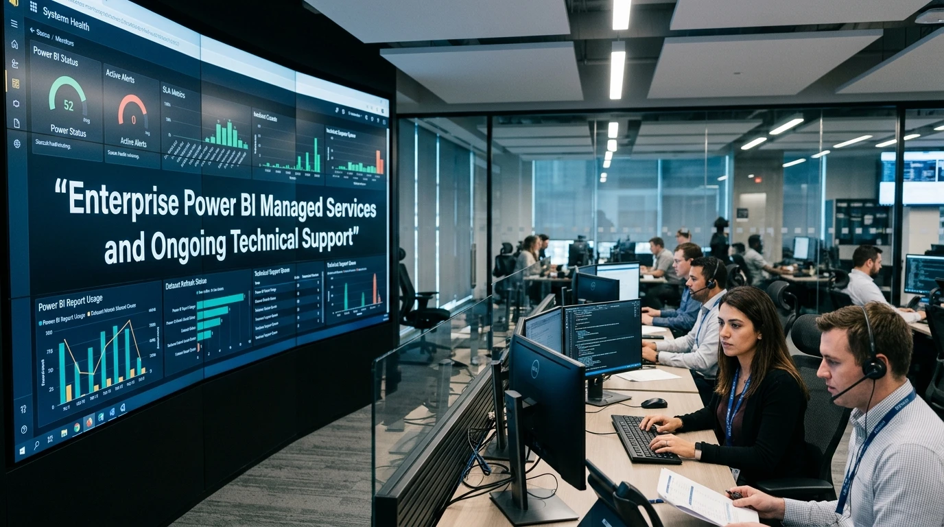 Enterprise Power BI Managed Services and Ongoing Technical Support 