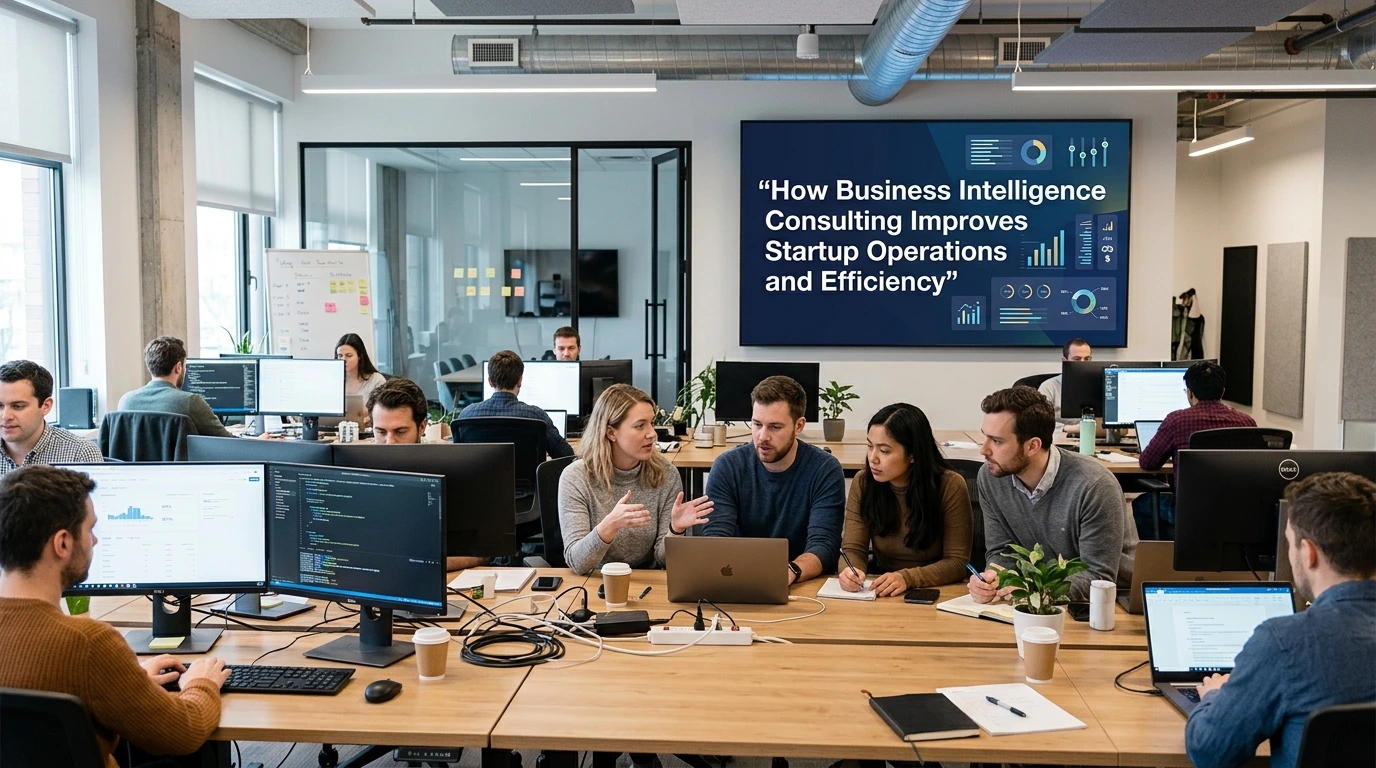 How Business Intelligence Consulting Improves Startup Operations and Efficiency 