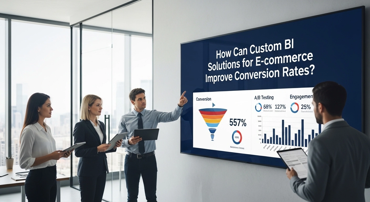 How Can Custom BI Solutions for E-commerce Improve Conversion Rates?
