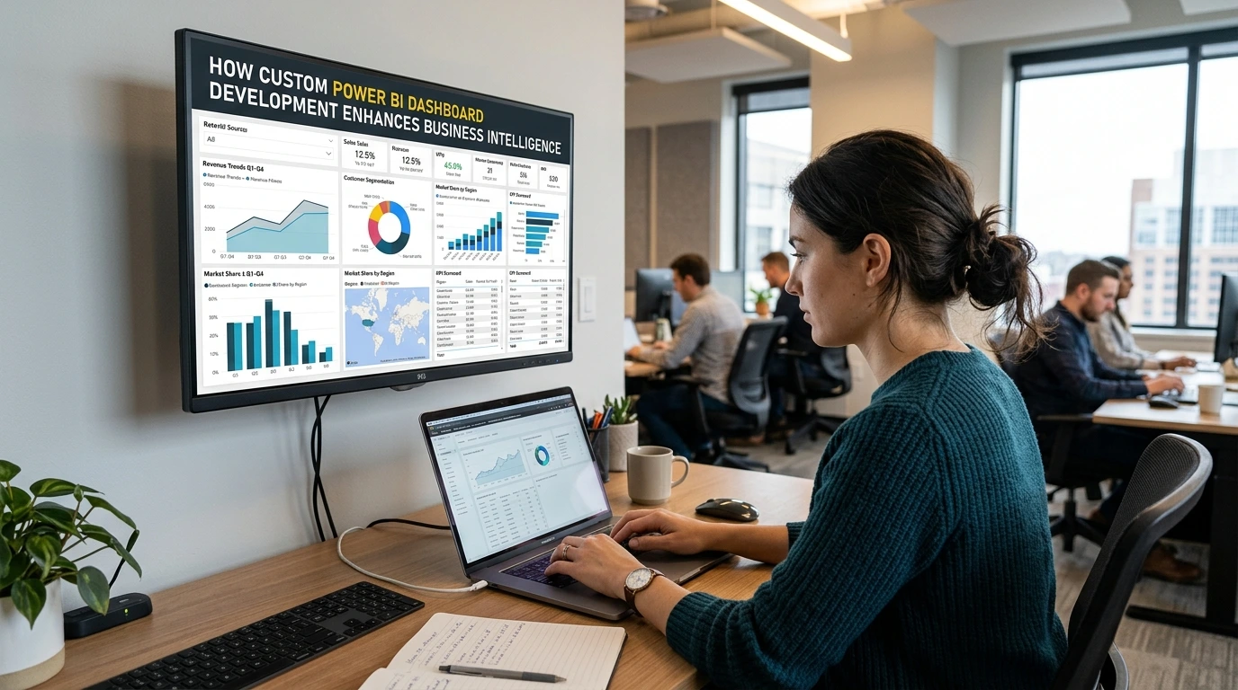 How Custom Power BI Dashboard Development Enhances Business Intelligence
