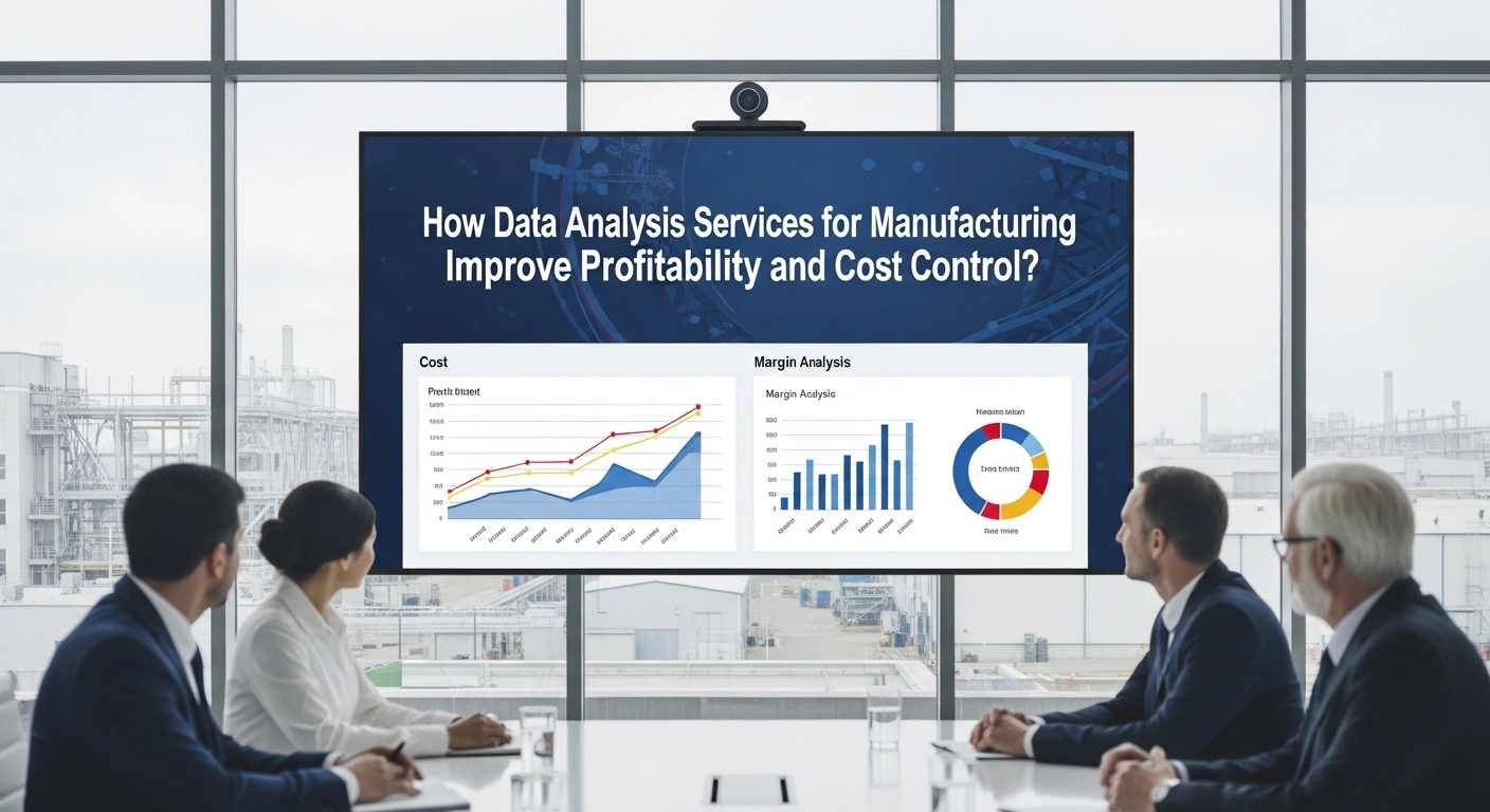 How Data Analysis Services for Manufacturing Improve Profitability and Cost Control?
