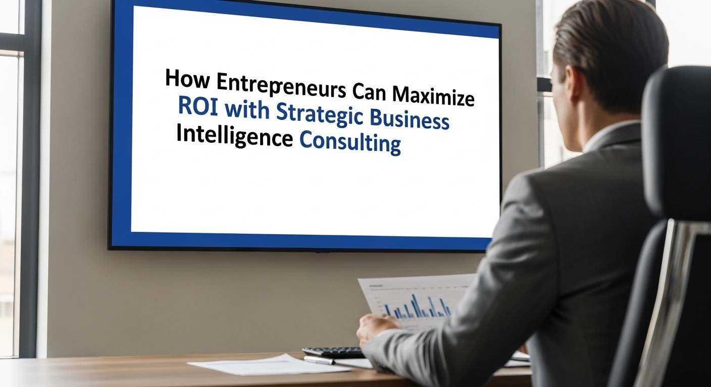 How Entrepreneurs Can Maximize ROI with Strategic Business Intelligence Consulting
