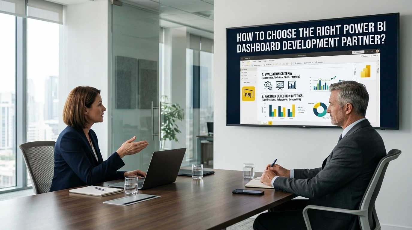 How to Choose the Right Power BI Dashboard Development Partner?
