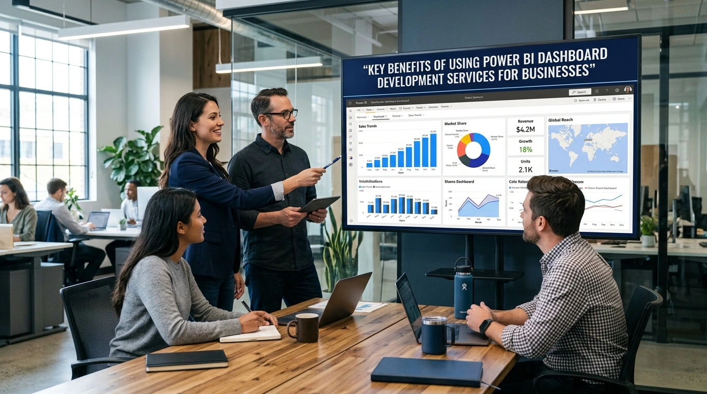 Key Benefits of Using Power BI Dashboard Development Services for Businesses
