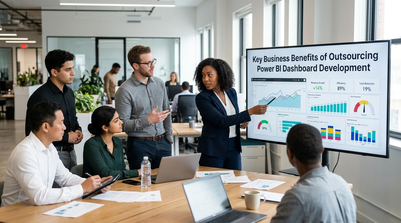 Why You Should Outsource Power BI Dashboard Development Key Business Benefits of Outsourcing Power BI Dashboard Development