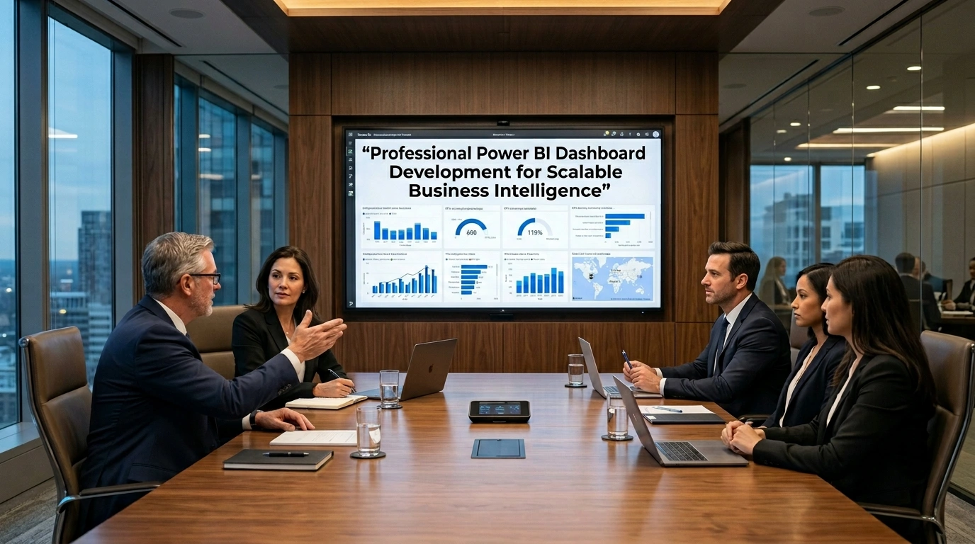 Professional Power BI Dashboard Development for Scalable Business Intelligence
