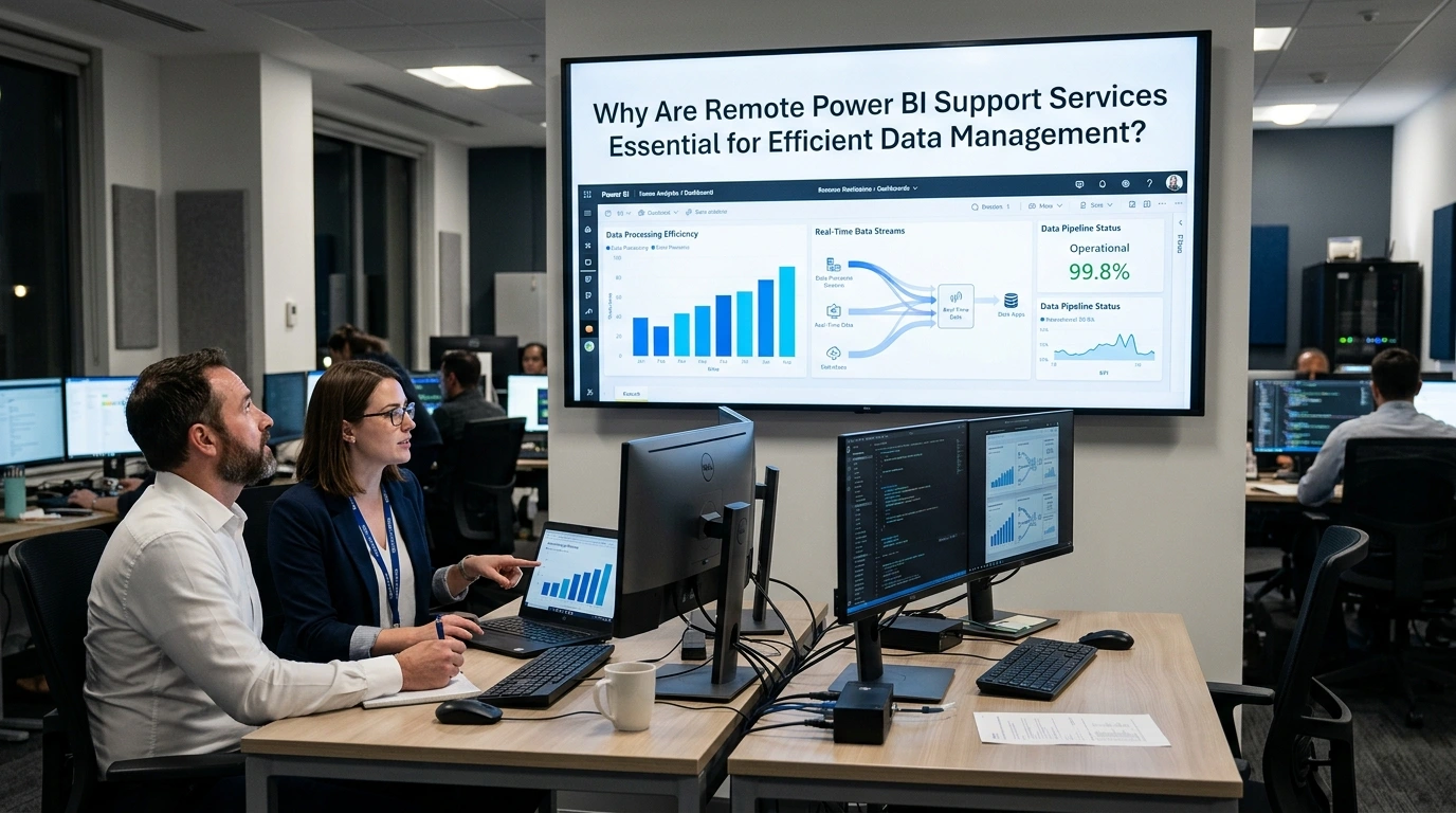 Why Are Remote Power BI Support Services Essential for Efficient Data Management? 