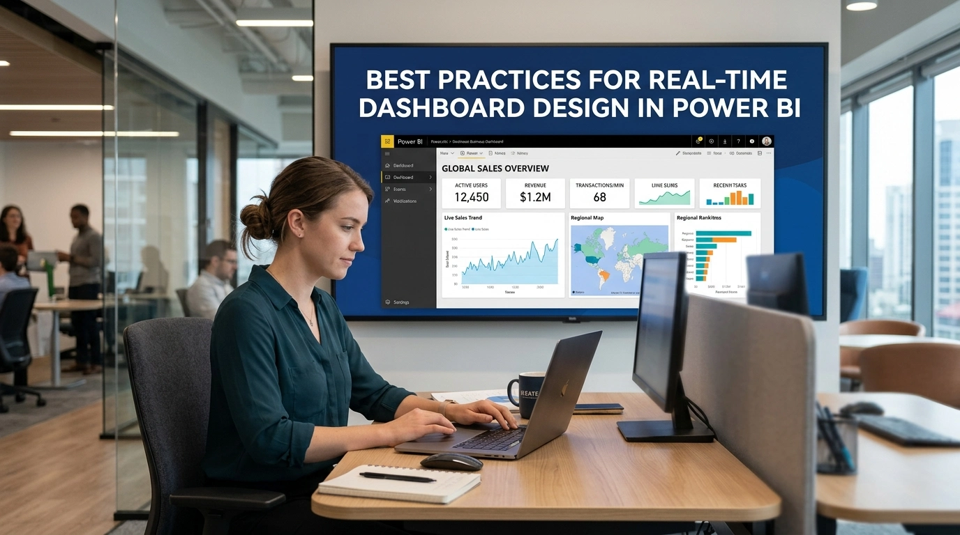Best Practices for Real-time Dashboard Design in Power BI
