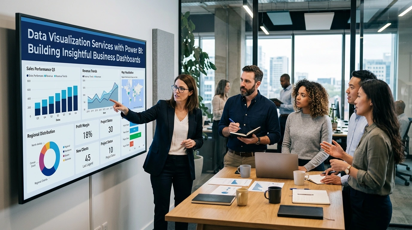 Data Visualization Services with Power BI: Building Insightful Business Dashboards
