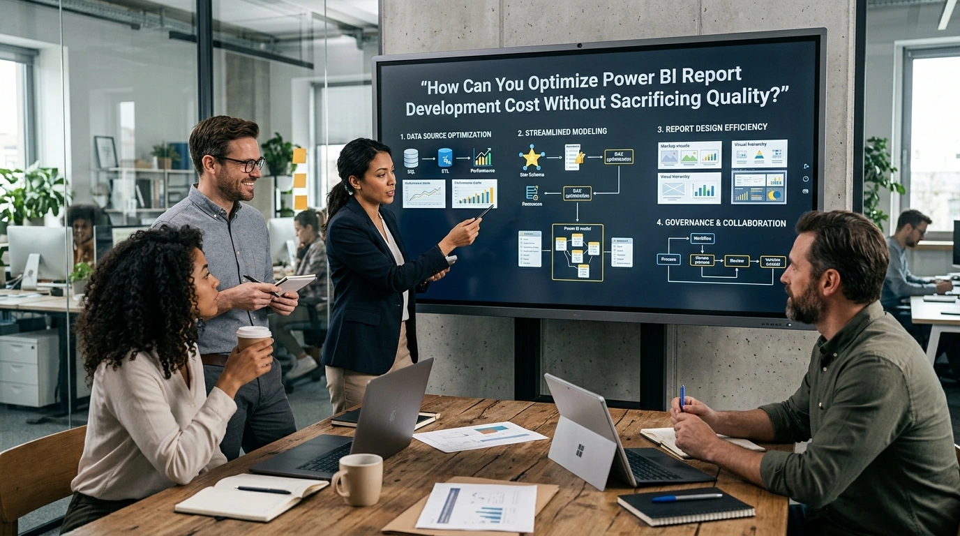 How Can You Optimize Power BI Report Development Cost Without Sacrificing Quality?
