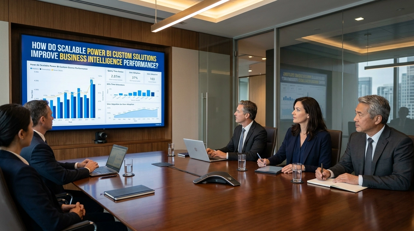 Designing Scalable Power BI Custom Solutions for Enterprise Growth How Do Scalable Power BI Custom Solutions Improve Business Intelligence Performance?