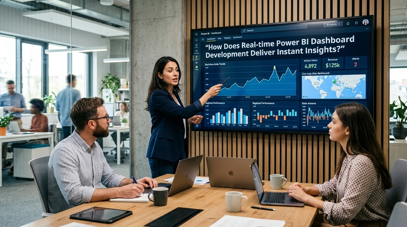 How Does Real-time Power BI Dashboard Development Deliver Instant Insights?
