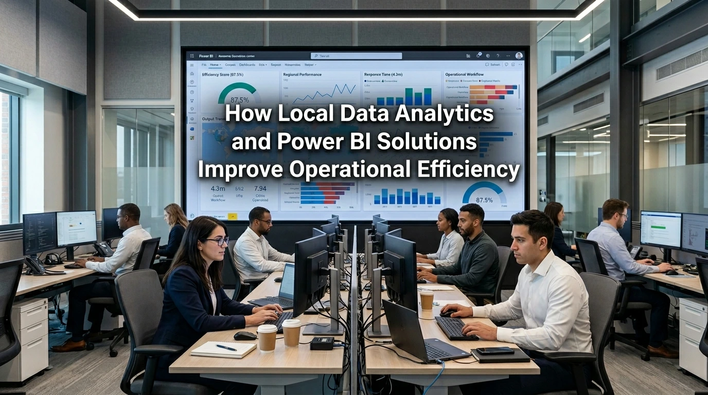 How Local Data Analytics and Power BI Solutions Improve Operational Efficiency
