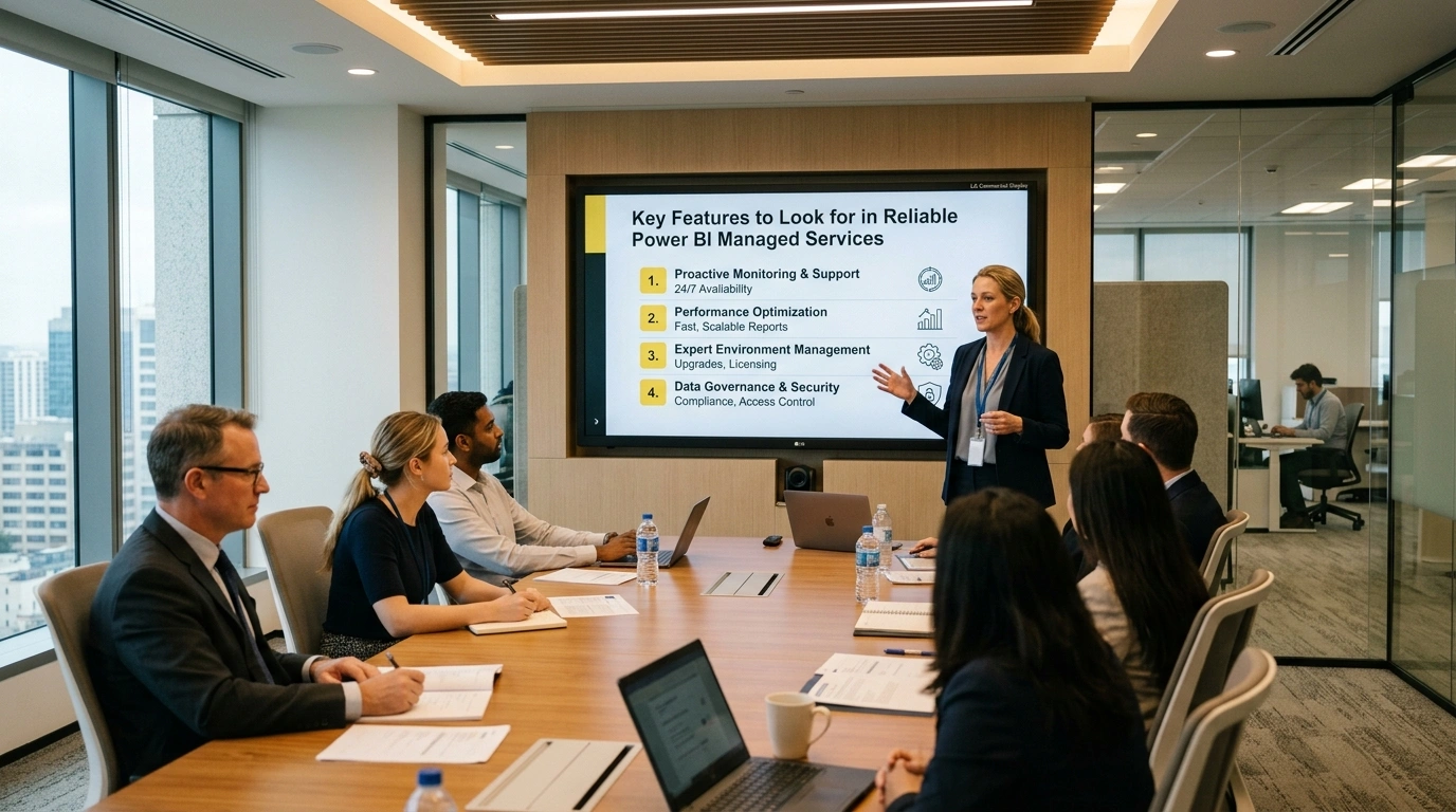 Key Features to Look for in Reliable Power BI Managed Services
