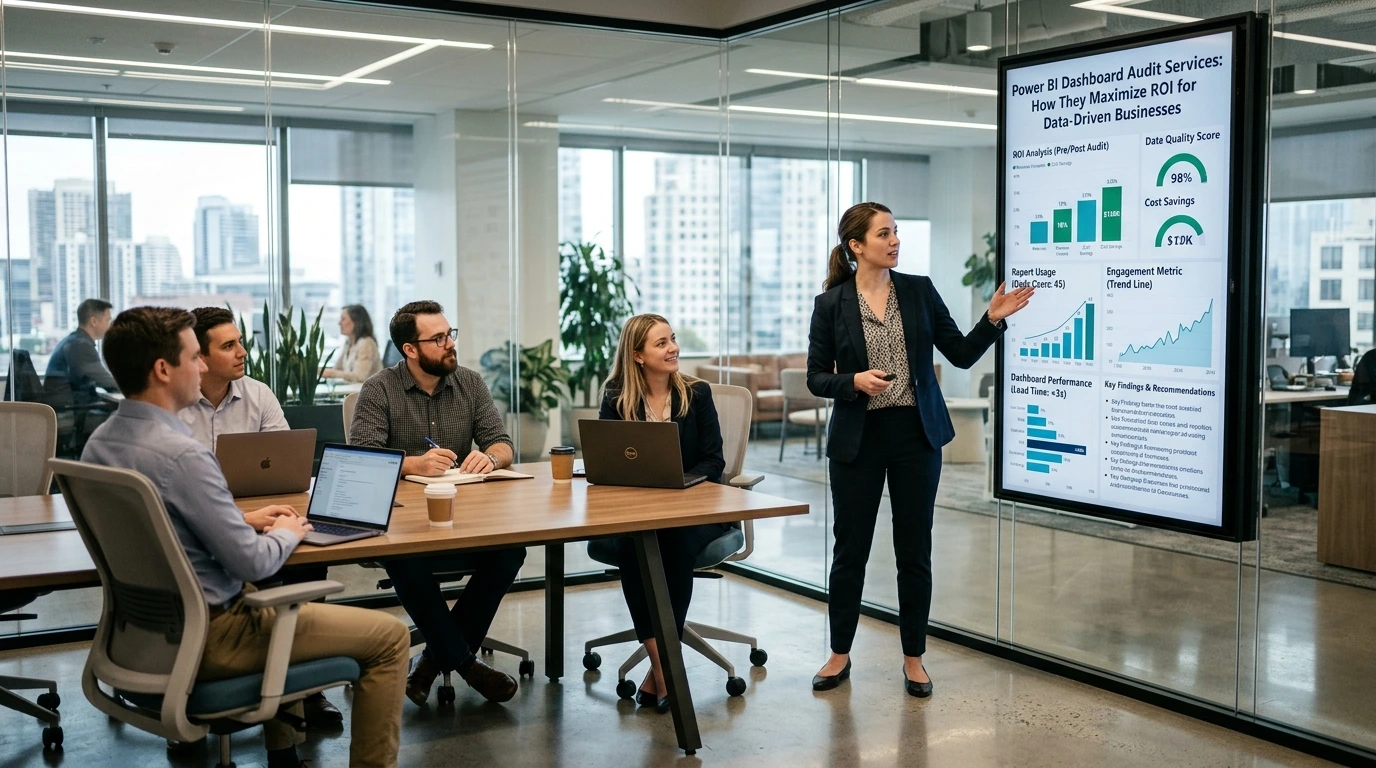 Power BI Dashboard Audit Services: How They Maximize ROI for Data-Driven Businesses
