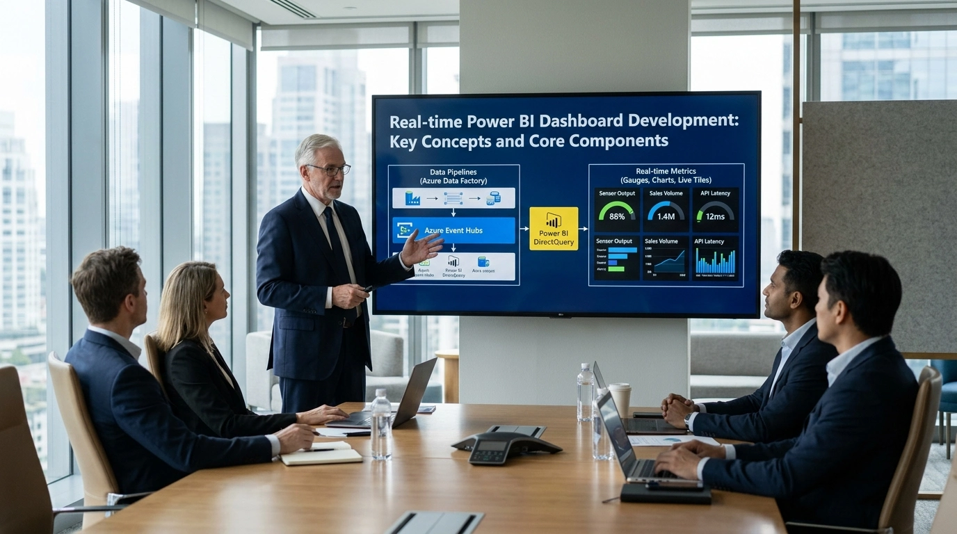 Real-time Power BI Dashboard Development: Key Concepts and Core Components
