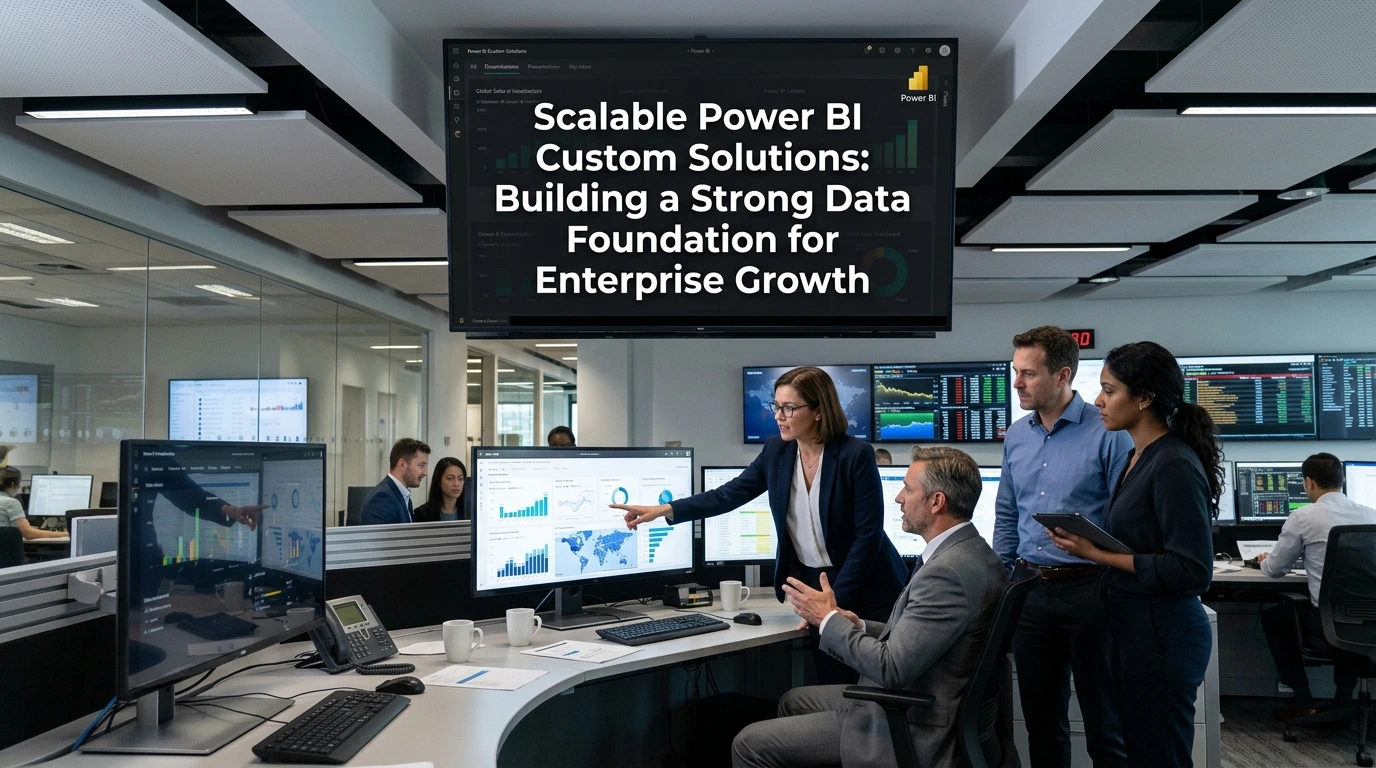Designing Scalable Power BI Custom Solutions for Enterprise Growth Scalable Power BI Custom Solutions: Building a Strong Data Foundation for Enterprise Growth