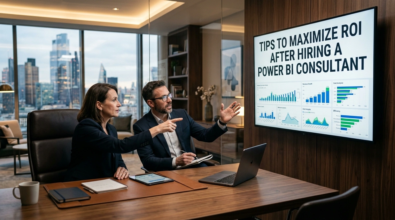 Tips to Maximize ROI After Hiring a Power BI Consultant
