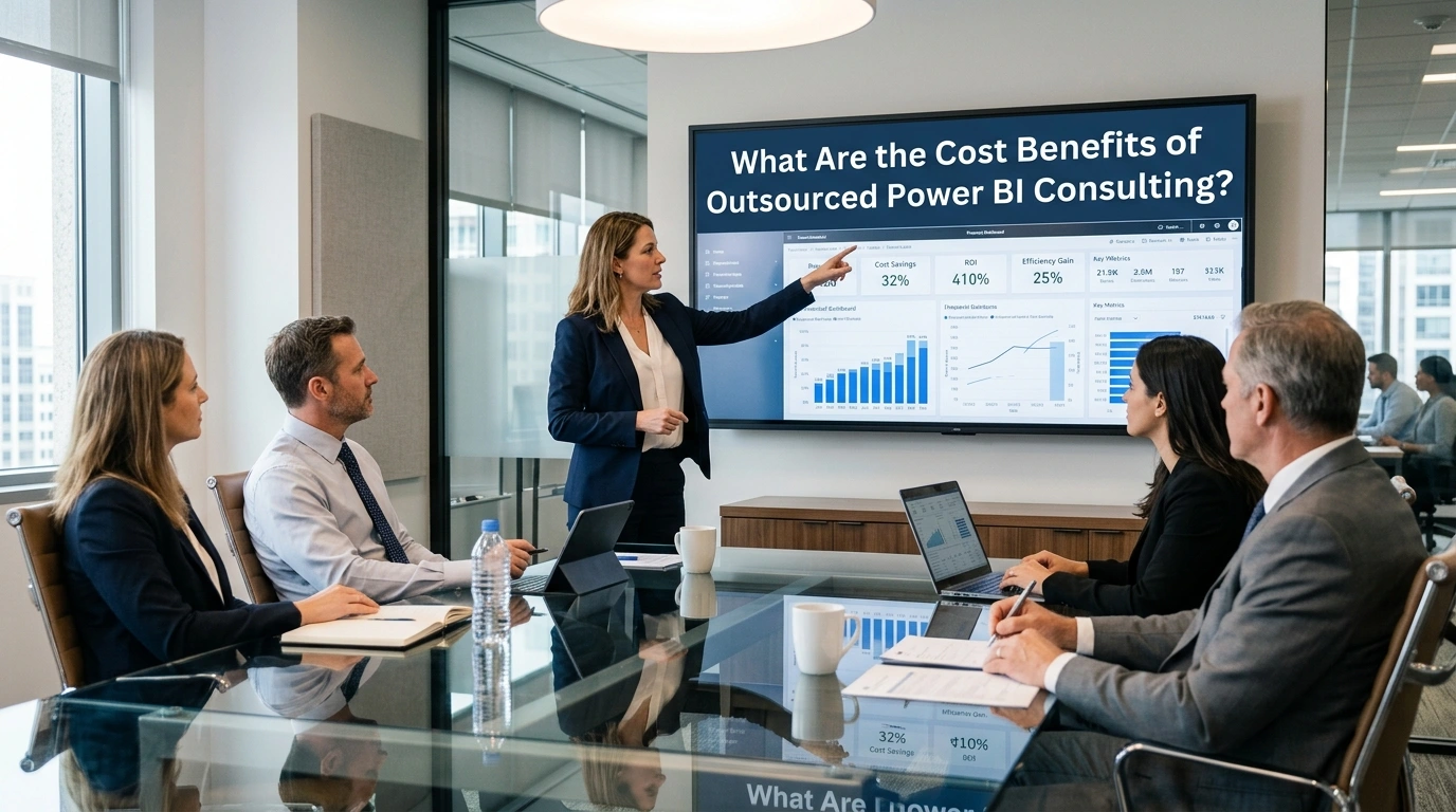 What Are the Cost Benefits of Outsourced Power BI Consulting?
