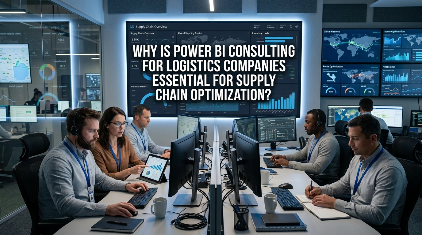 Why Is Power BI Consulting for Logistics Companies Essential for Supply Chain Optimization? 