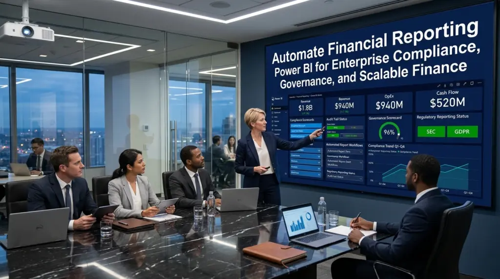 Automate Financial Reporting Power BI for Enterprise Compliance, Governance, and Scalable Finance