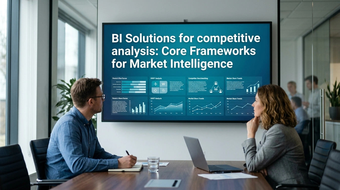 BI Solutions for competitive analysis: Core Frameworks for Market Intelligence

