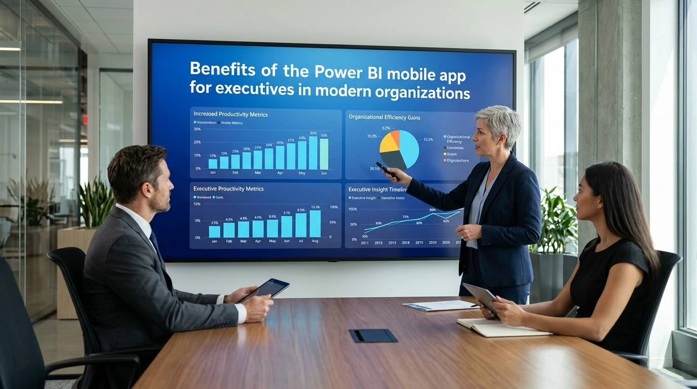 Benefits of the Power BI mobile app for executives in modern organizations
