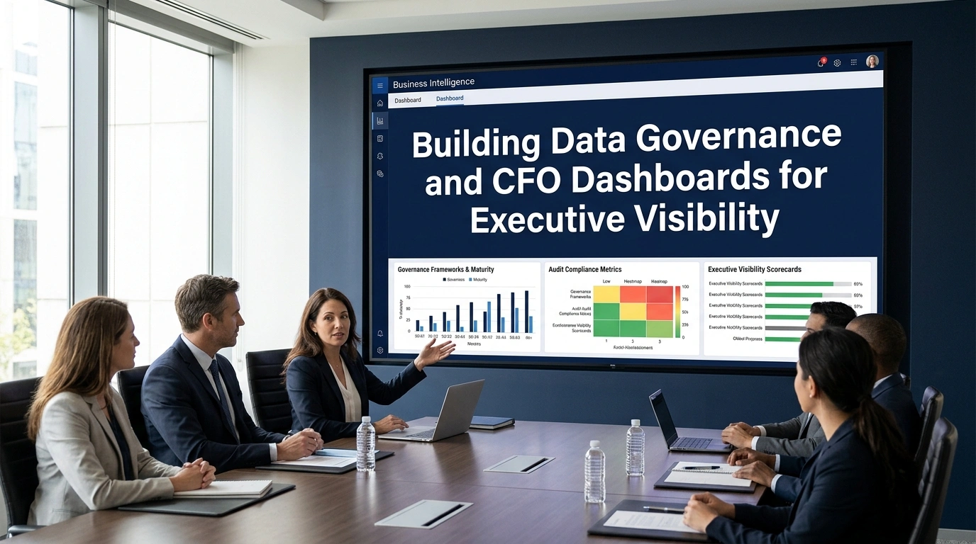 Building Data Governance and CFO Dashboards for Executive Visibility 