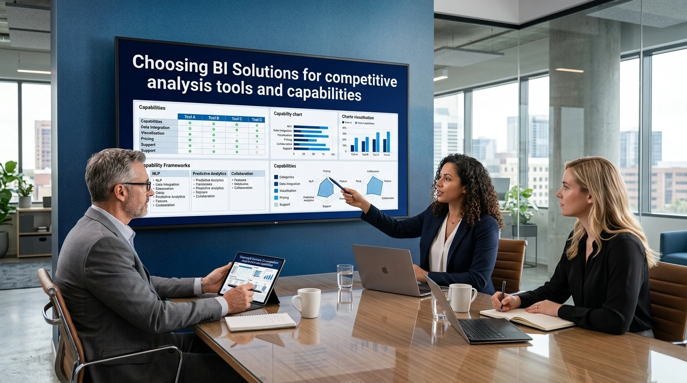 Choosing BI Solutions for competitive analysis tools and capabilities
