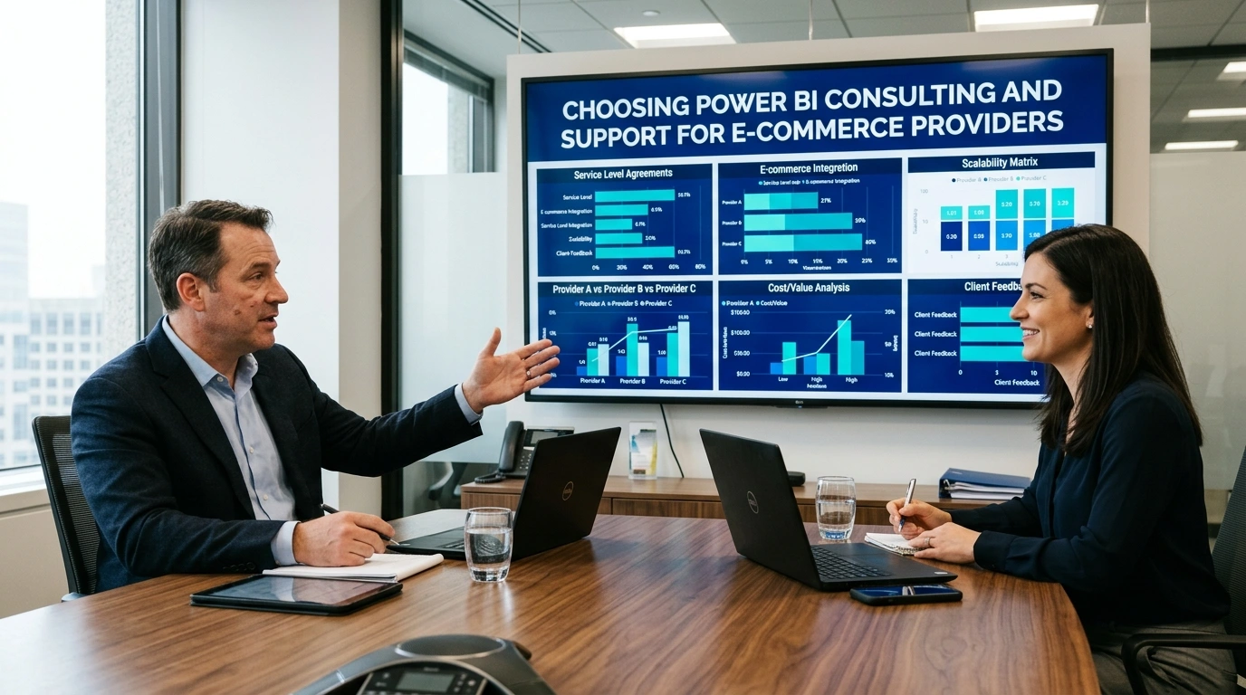 Choosing Power BI Consulting and Support for e-commerce Providers
