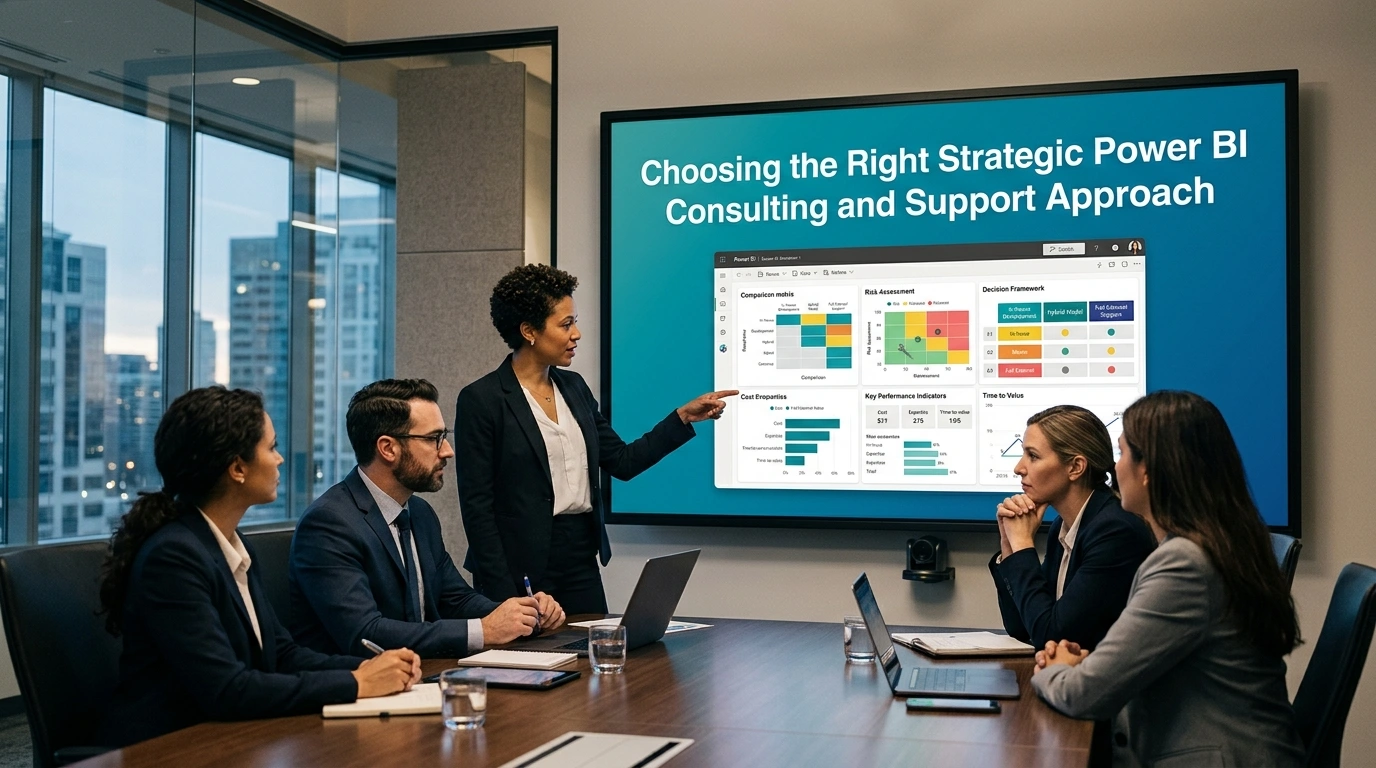Choosing the Right Strategic Power BI Consulting and Support Approach 