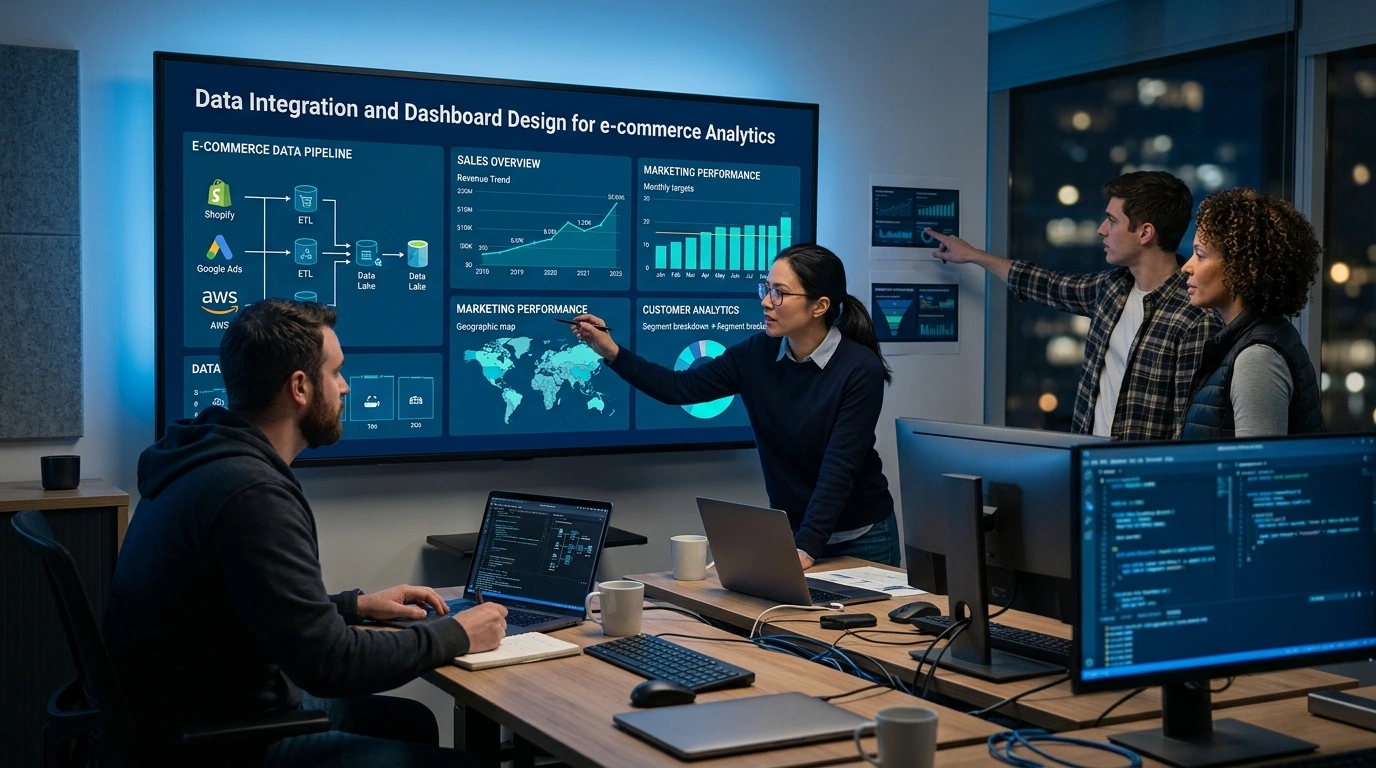 Data Integration and Dashboard Design for e-commerce Analytics
