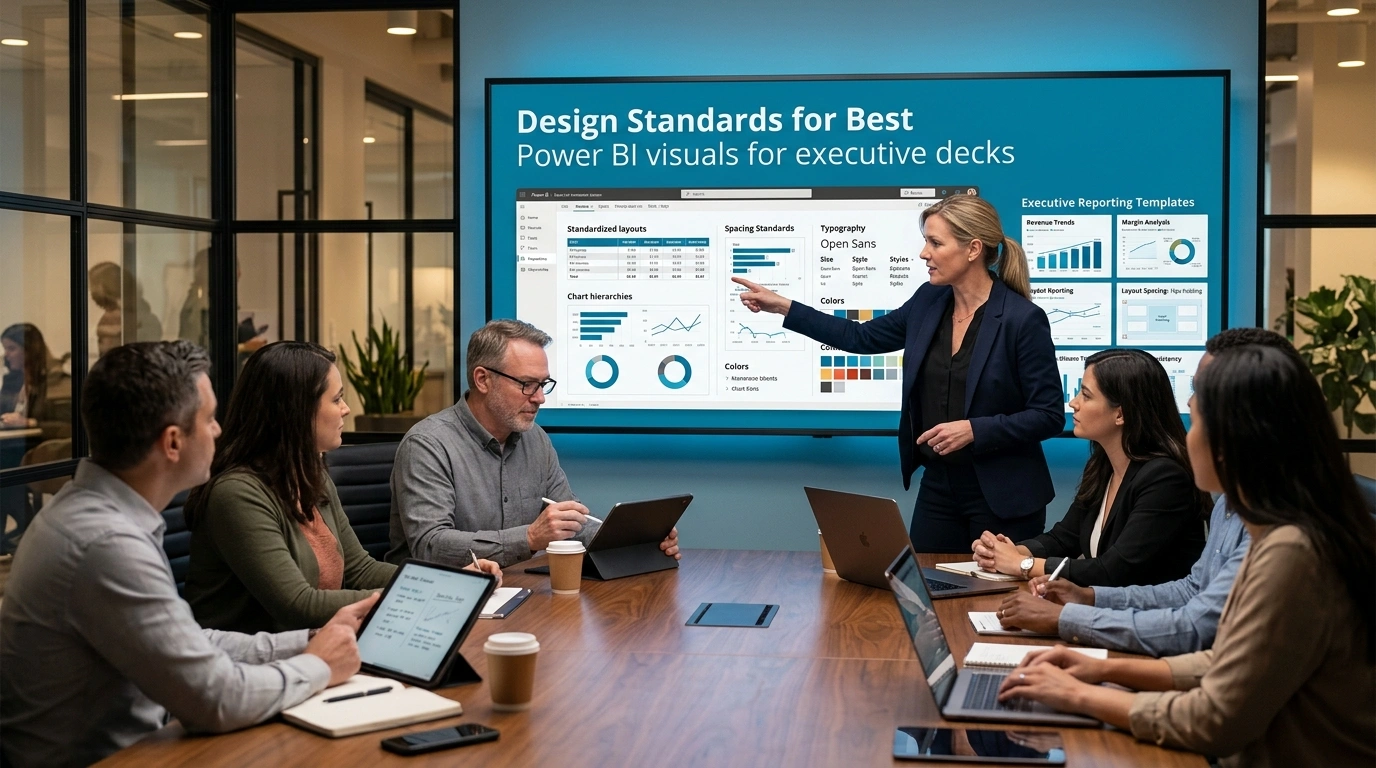 Design Standards for Best Power BI visuals for executive decks
