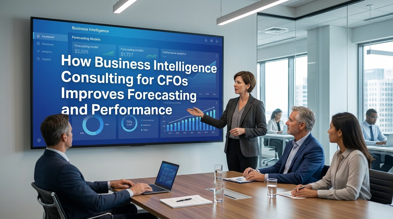 How Business Intelligence Consulting for CFOs Improves Forecasting and Performance 
