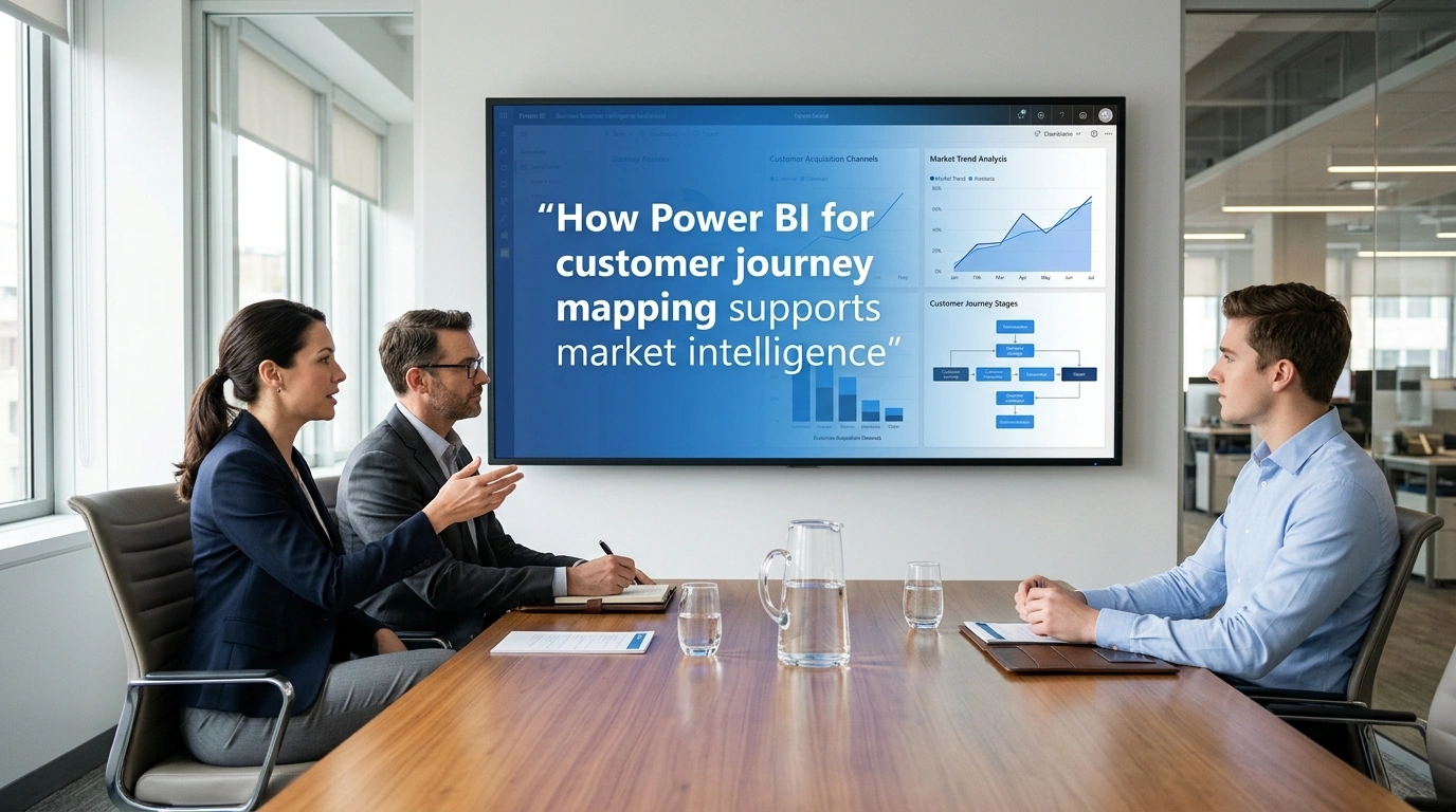 How Power BI for customer journey mapping supports market intelligence
