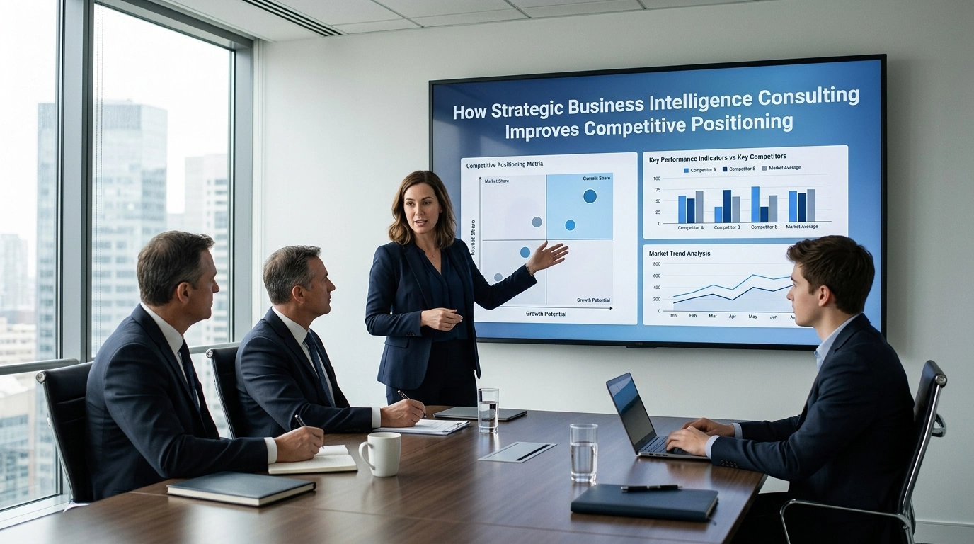 How Strategic Business Intelligence Consulting Improves Competitive Positioning

