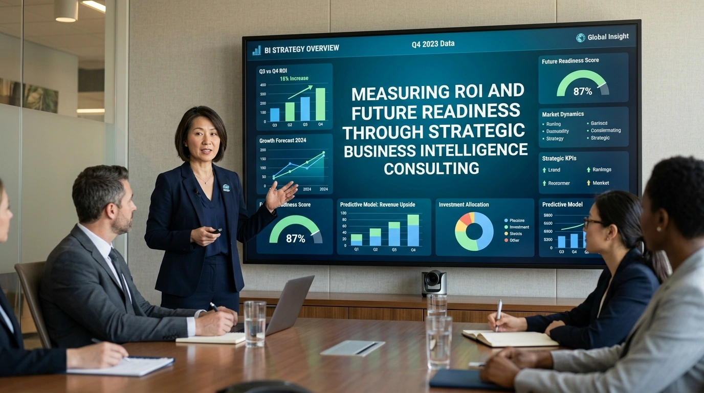 Measuring ROI and Future Readiness Through Strategic Business Intelligence Consulting
