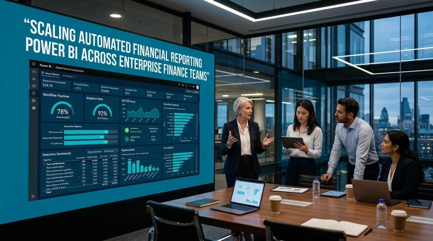 Scaling Automated Financial Reporting Power BI Across Enterprise Finance Teams
