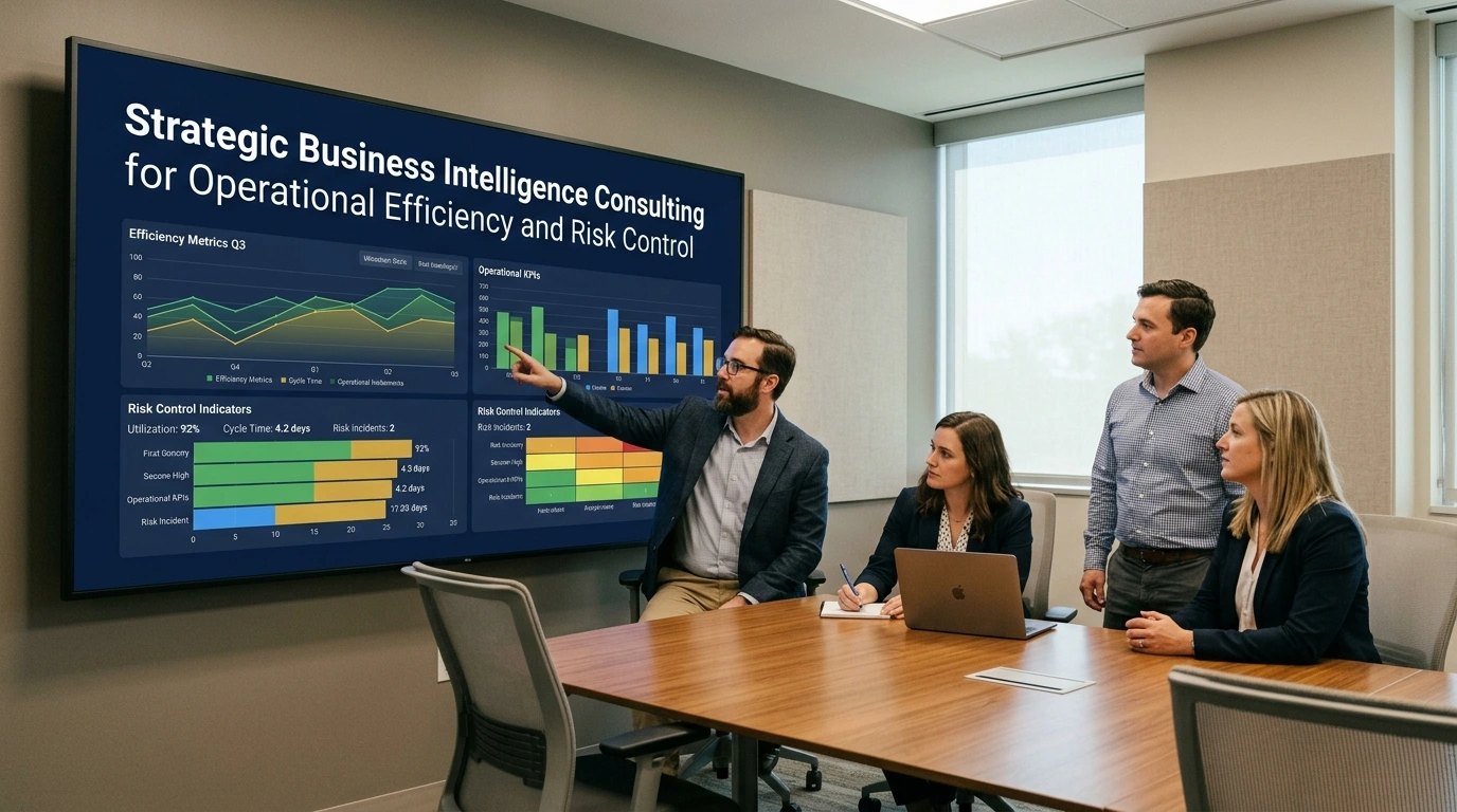 Strategic Business Intelligence Consulting for Operational Efficiency and Risk Control
