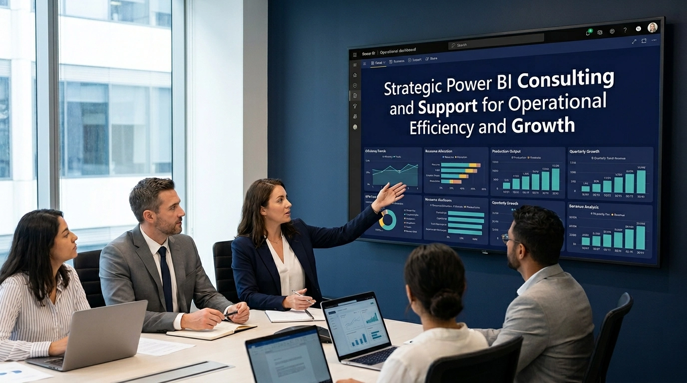 Strategic Power BI Consulting and Support for Operational Efficiency and Growth 