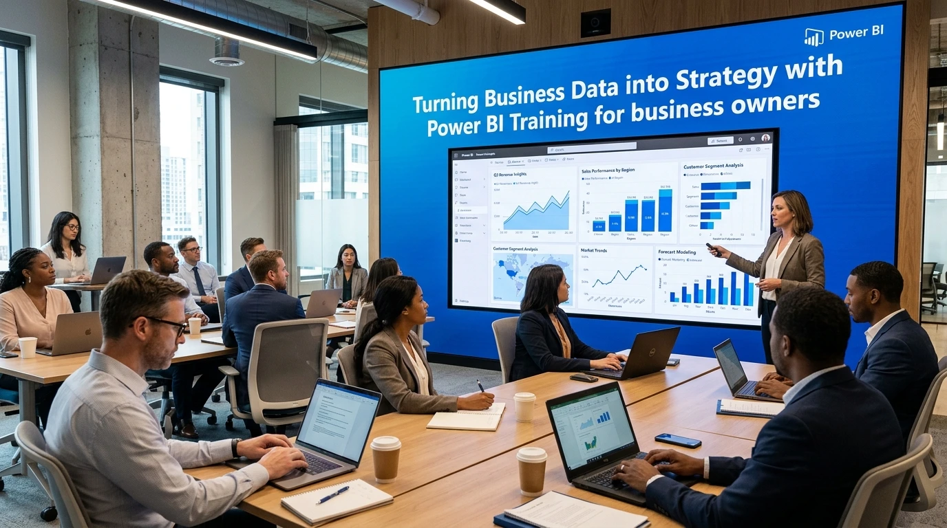 Turning Business Data into Strategy with Power BI Training for business owners

