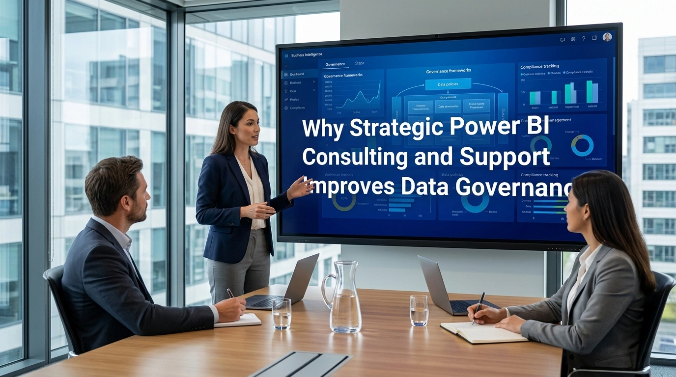 Why Strategic Power BI Consulting and Support Improves Data Governance 