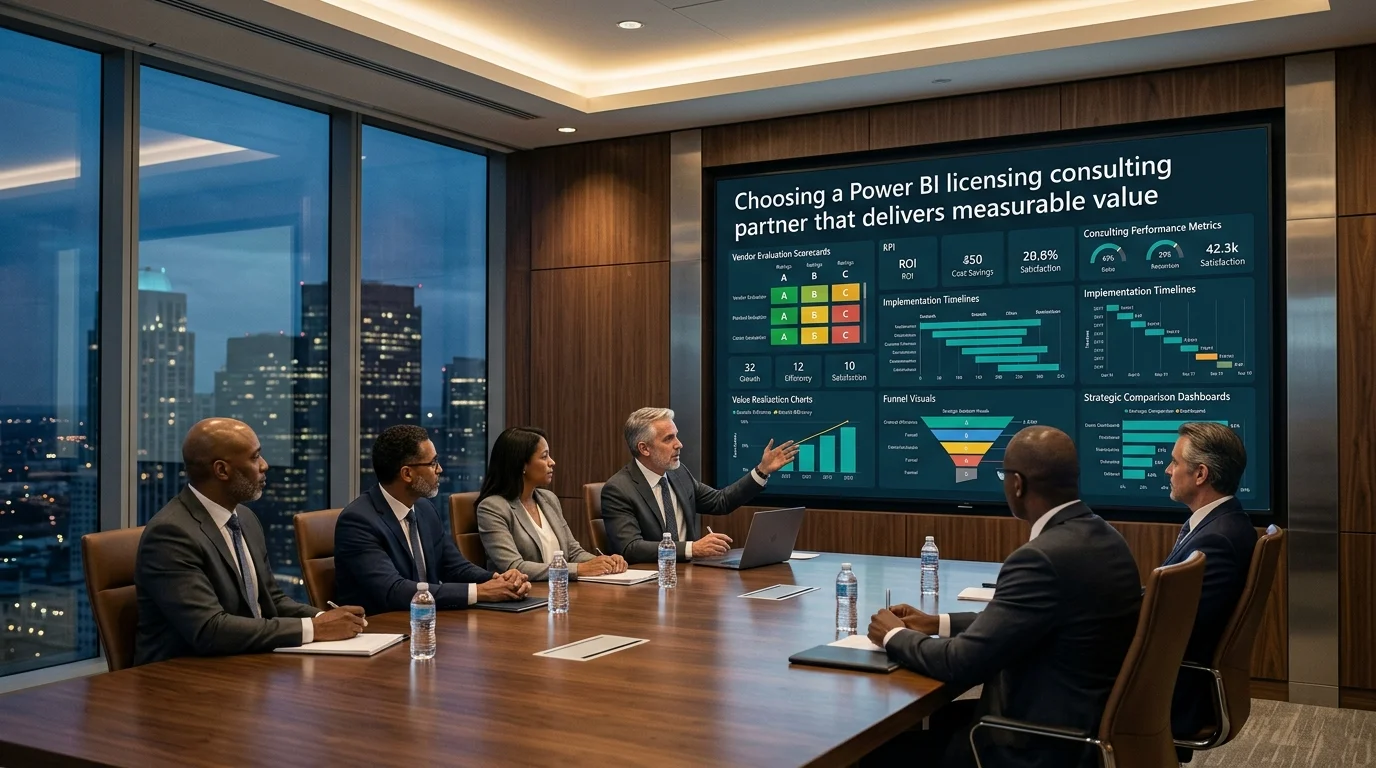 Choosing a Power BI licensing consulting partner that delivers measurable value
