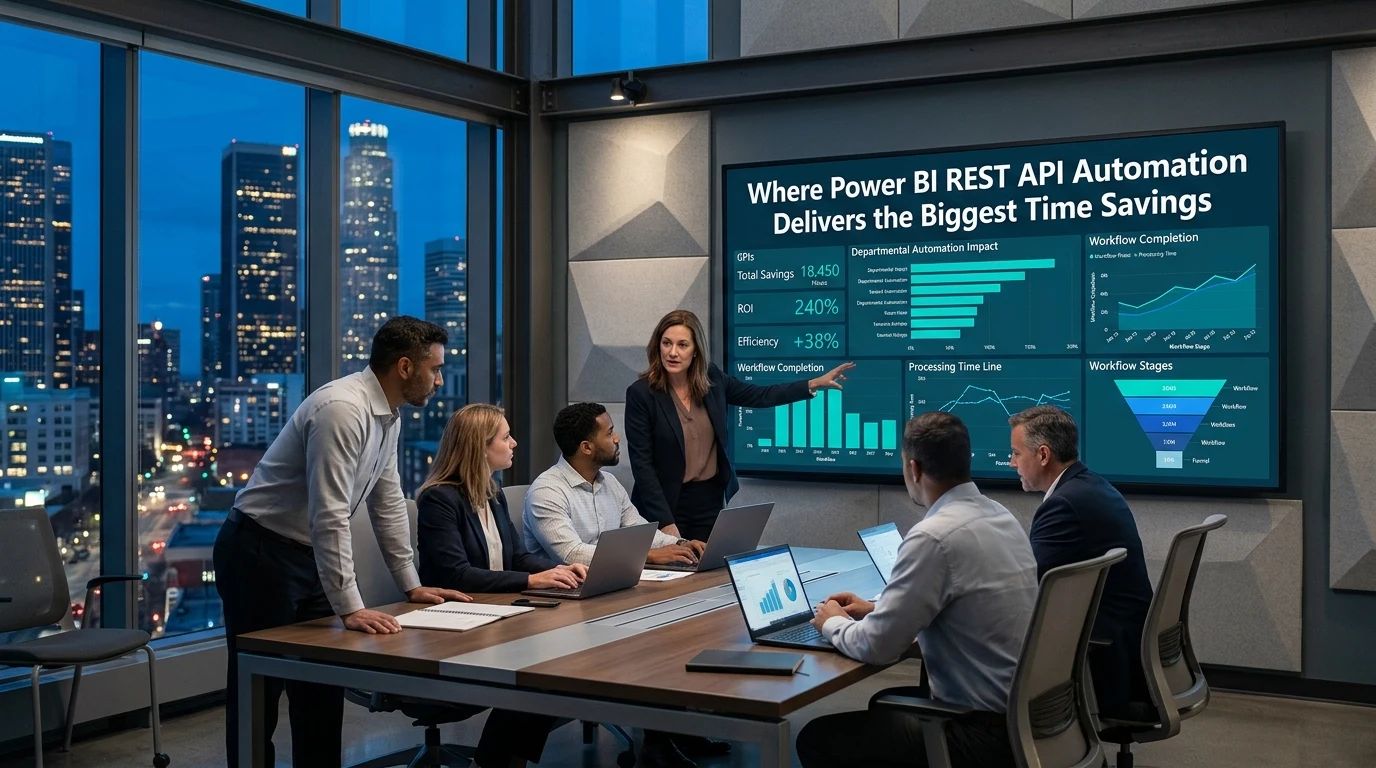Where Power BI REST API Automation Delivers the Biggest Time Savings
